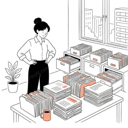 A neat stack of building files: by-laws, certificates and key dates, all in order.